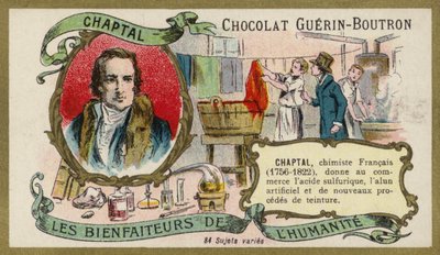 Jean-Antoine Chaptal, French chemist by French School