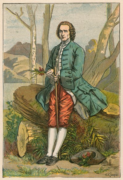 Jean-Jacques Rousseau by French School