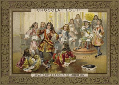 Jean Bart at the court of Louis XIV by French School