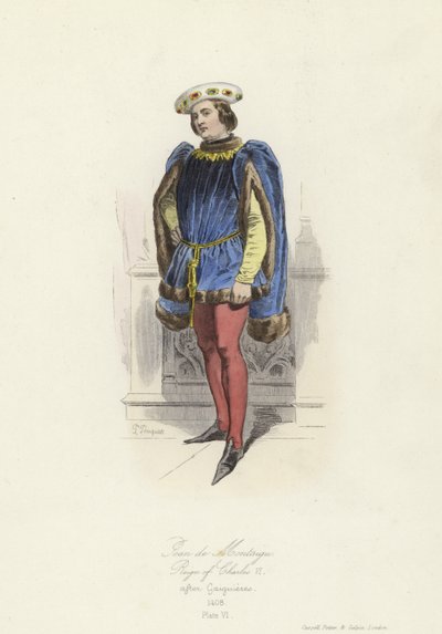 Jean de Montagu, Grand Master of France, Reign of Charles VI by French School