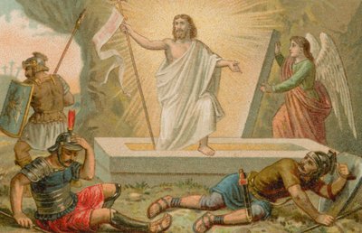 Jesus Christ Rising from His Tomb by French School