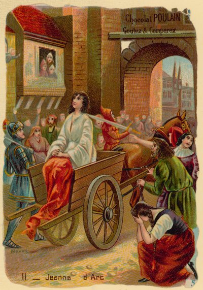 Joan of Arc on Her Way to Her Execution by French School