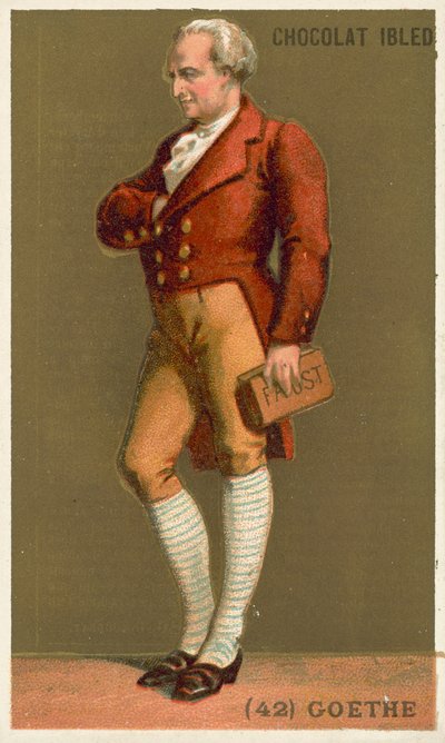 Johann Wolfgang von Goethe, German poet, novelist and playwright by French School