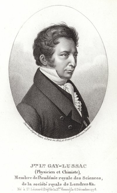 Joseph Louis Gay-Lussac by French School
