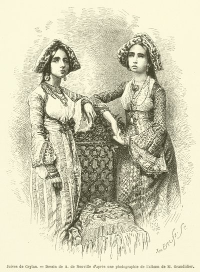 Jewish women of Ceylon by French School