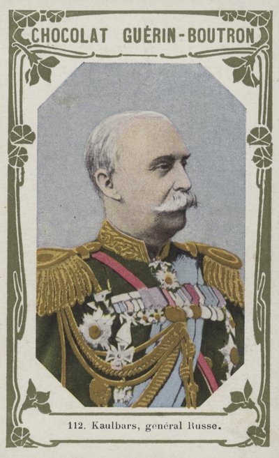 General Kaulbars by French School