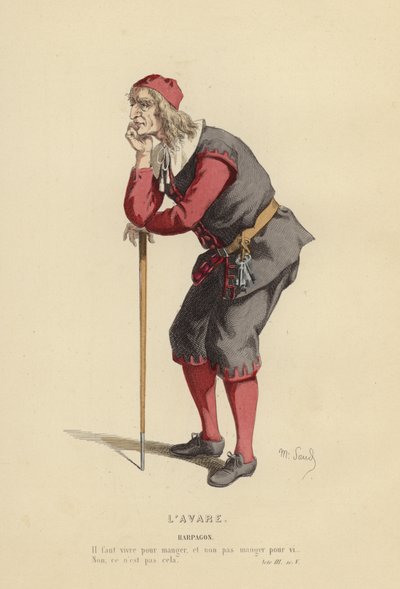 The Miser by French School