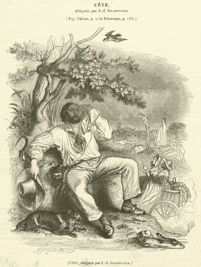 Summer, allegory by French School