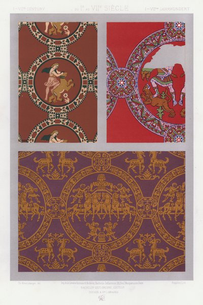 The Ornament of Fabrics: I-VIIth Century by French School