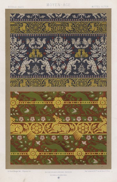 The Ornament of Fabrics: Middle Ages by French School