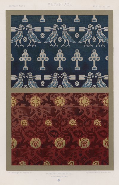 The Ornament of Fabrics: Middle Ages by French School