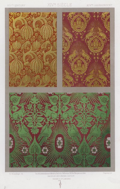The Ornament of Fabrics: 14th Century by French School
