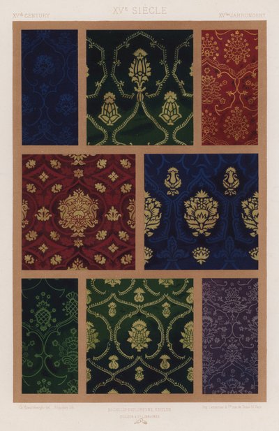 The Ornament of Fabrics: 15th Century by French School