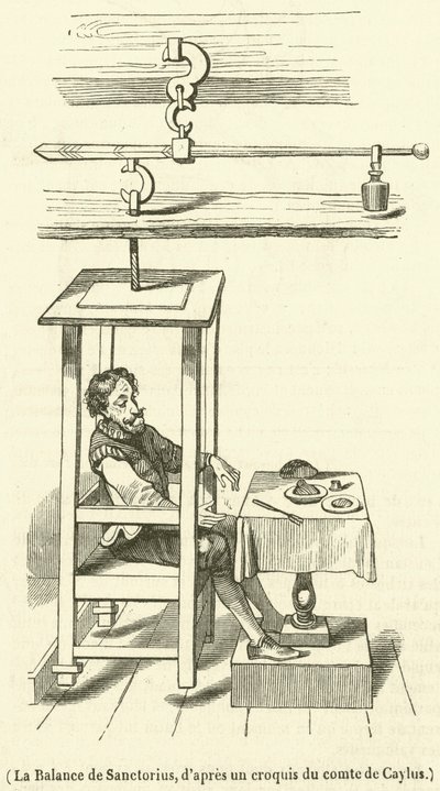 The Balance of Sanctorius by French School