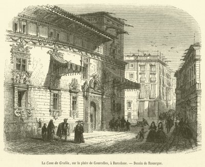 The House of Gralla, on Courcelles Square, in Barcelona by French School