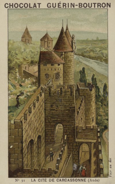 La Cite de Carcassonne, Aude by French School