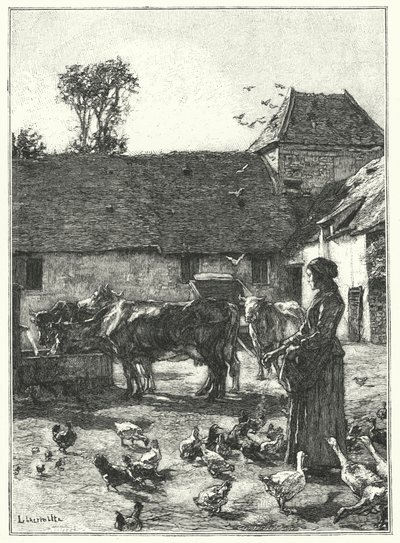 The Farmyard by French School