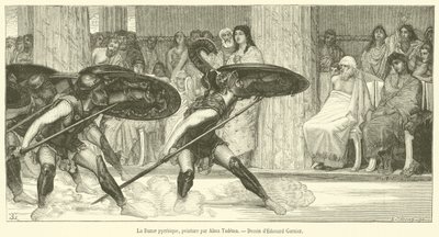 The Pyrrhic Dance (engraving) by French School