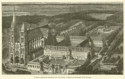 The Imperial House of Saint-Denis seen from a bird