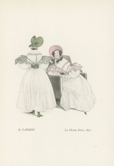 La Mode, Paris, 1831 by French School