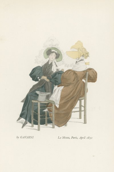 La Mode, Paris, April 1831 by French School