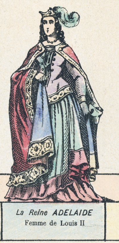 Queen Adelaide, Wife of Louis II by French School