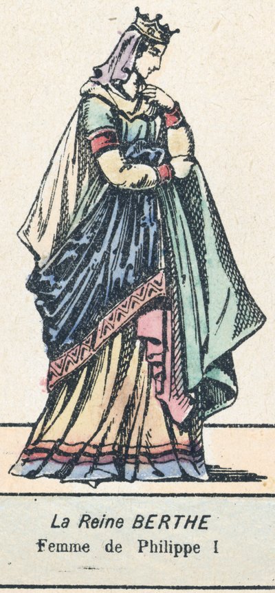 Queen Berthe, Wife of Philip I by French School