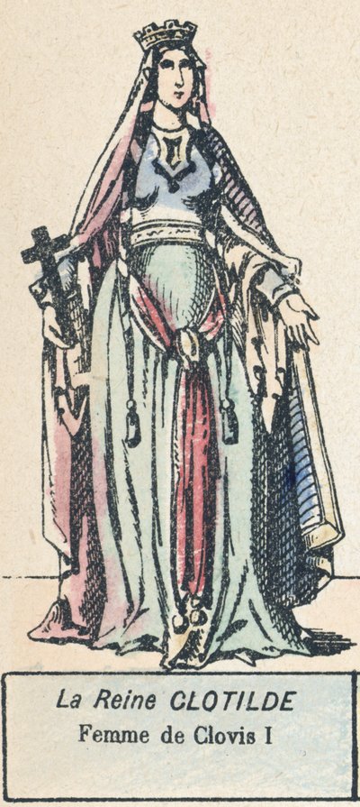 Queen Clotilde, Wife of Clovis I by French School