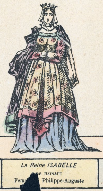 Queen Isabelle of Hainaut, Wife of Philippe-Auguste by French School