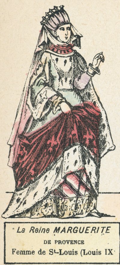Queen Marguerite of Provence, Wife of St-Louis (Louis IX) by French School