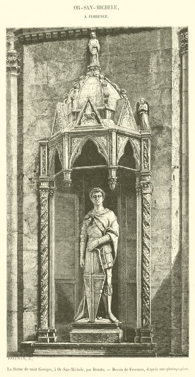 The Statue of Saint George at Or-San-Michele by French School
