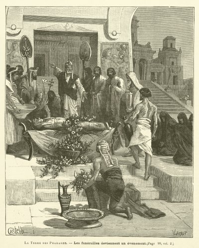 The Land of the Pharaohs (engraving) by French School