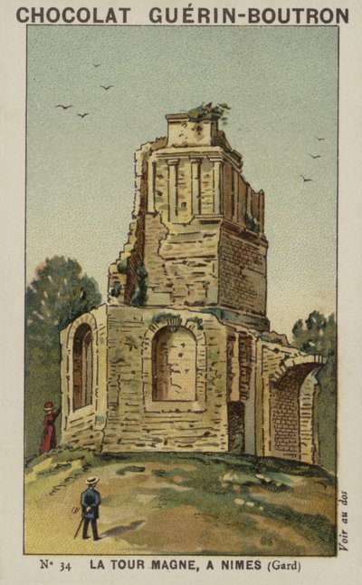 La Tour Magne, Nimes, Gard by French School