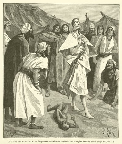 The Tribe of Beni Laam (engraving) by French School