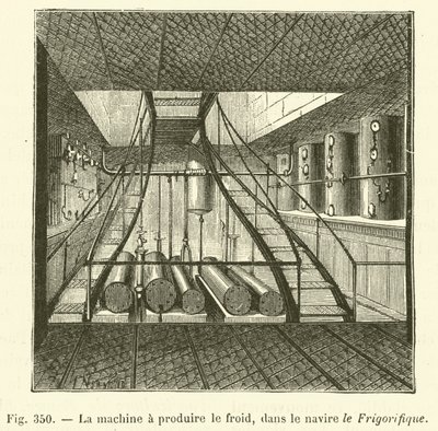 The Machine for Producing Cold, on the Ship 