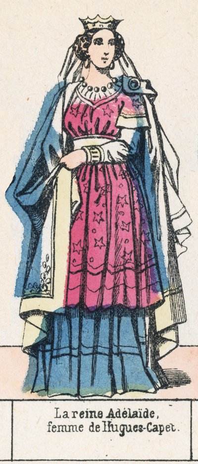 Queen Adelaide, Wife of Hugh Capet by French School