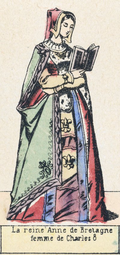 Queen Anne of Brittany, Wife of Charles VIII by French School