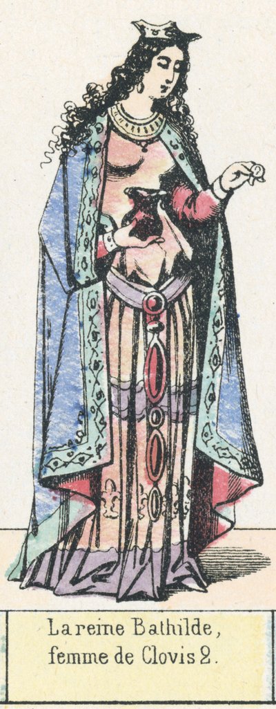 Queen Bathilde, Wife of Clovis II by French School