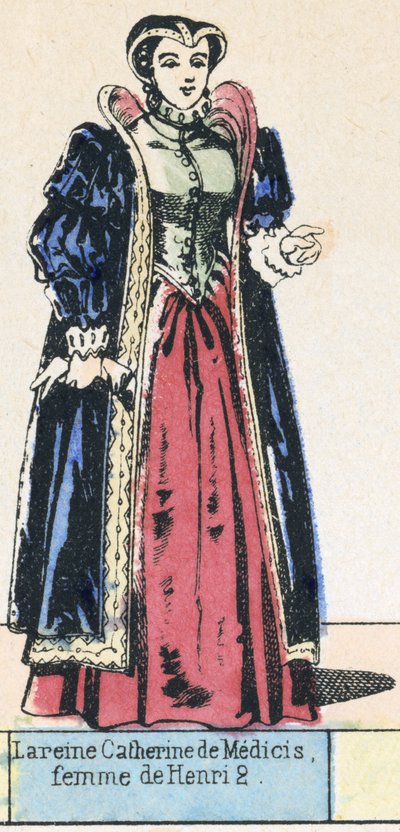 Queen Catherine de Medici, Wife of Henry II by French School