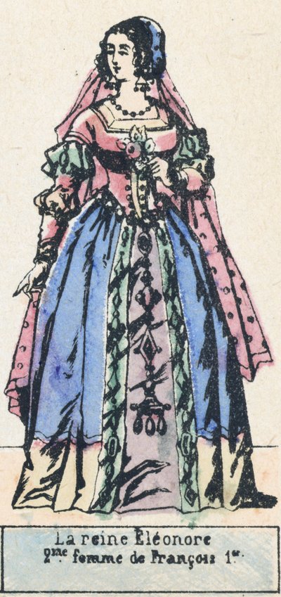 Queen Eleanor, Second Wife of Francis I by French School
