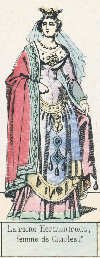 Queen Hermentrude, Wife of Charles I by French School