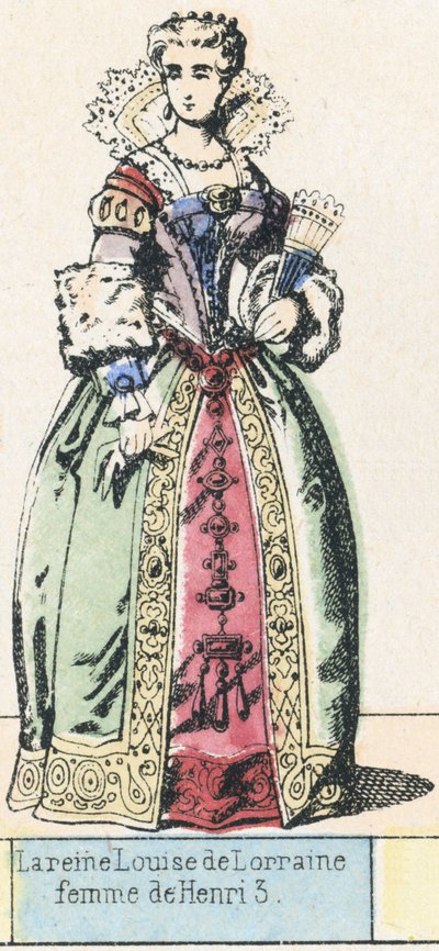 Queen Louise of Lorraine, Wife of Henry III by French School