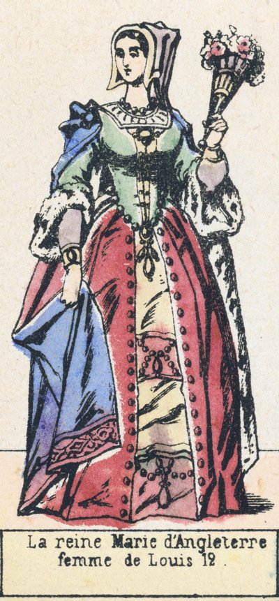 Queen Mary of England, wife of Louis XII by French School