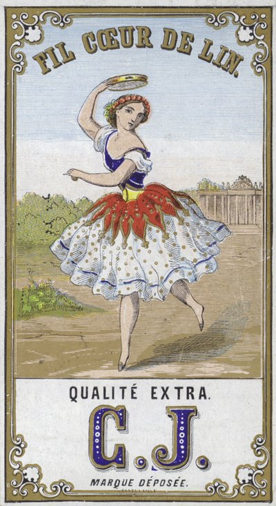 Label for Fil Coeur de Lin by French School