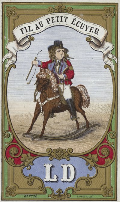 Label for Little Groom thread by French School