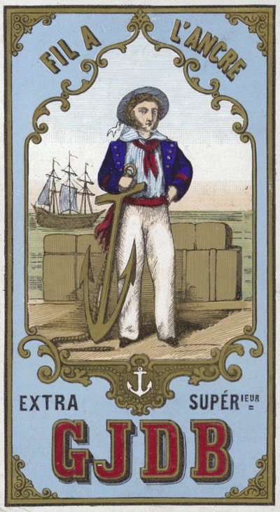 Label for anchor thread by French School