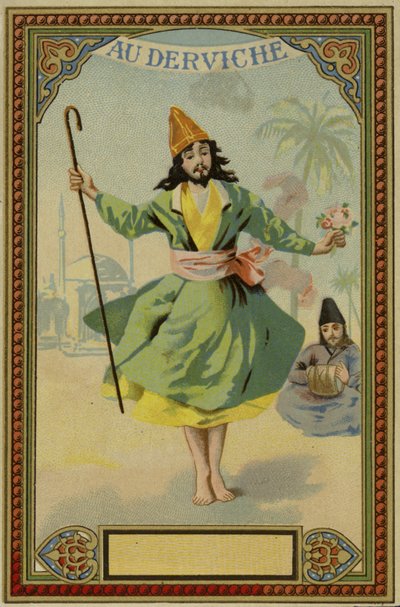 Label for the thread of the Dervish by French School