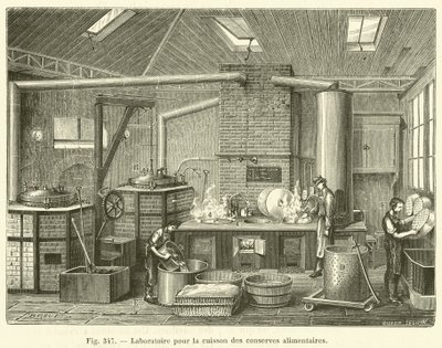 Laboratory for Cooking Food Preserves by French School