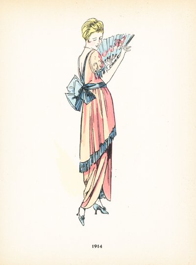 Ladies fashion, 1914 by French School