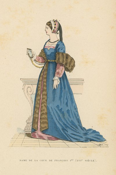 Lady of the Court of Francis I of France by French School